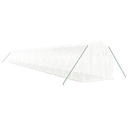 Serra con Telaio in Acciaio Bianco 44 m² 22x2x2 m