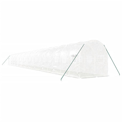 Serra con Telaio in Acciaio Bianco 44 m² 22x2x2 m | homemem39
