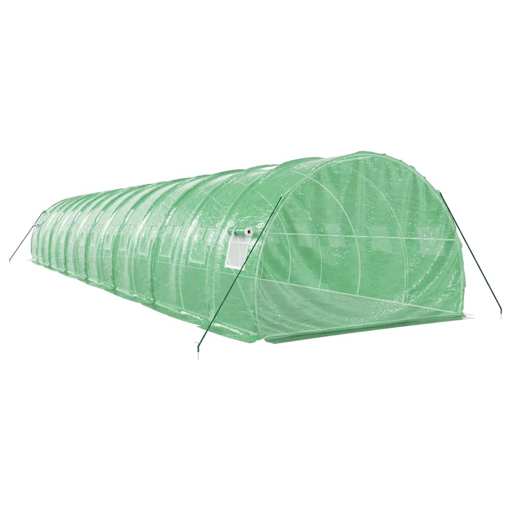 Serra con Telaio in Acciaio Verde 42 m² 14x3x2 m - homemem39