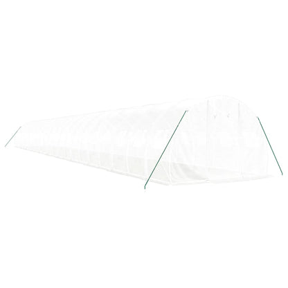 Serra con Telaio in Acciaio Bianco 66 m² 22x3x2 m - homemem39