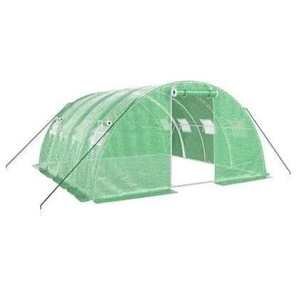 Serra con Telaio in Acciaio Verde 16 m² 4x4x2 m - homemem39