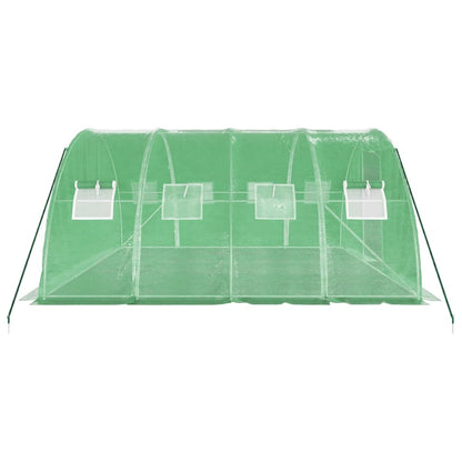 Serra con Telaio in Acciaio Verde 16 m² 4x4x2 m - homemem39