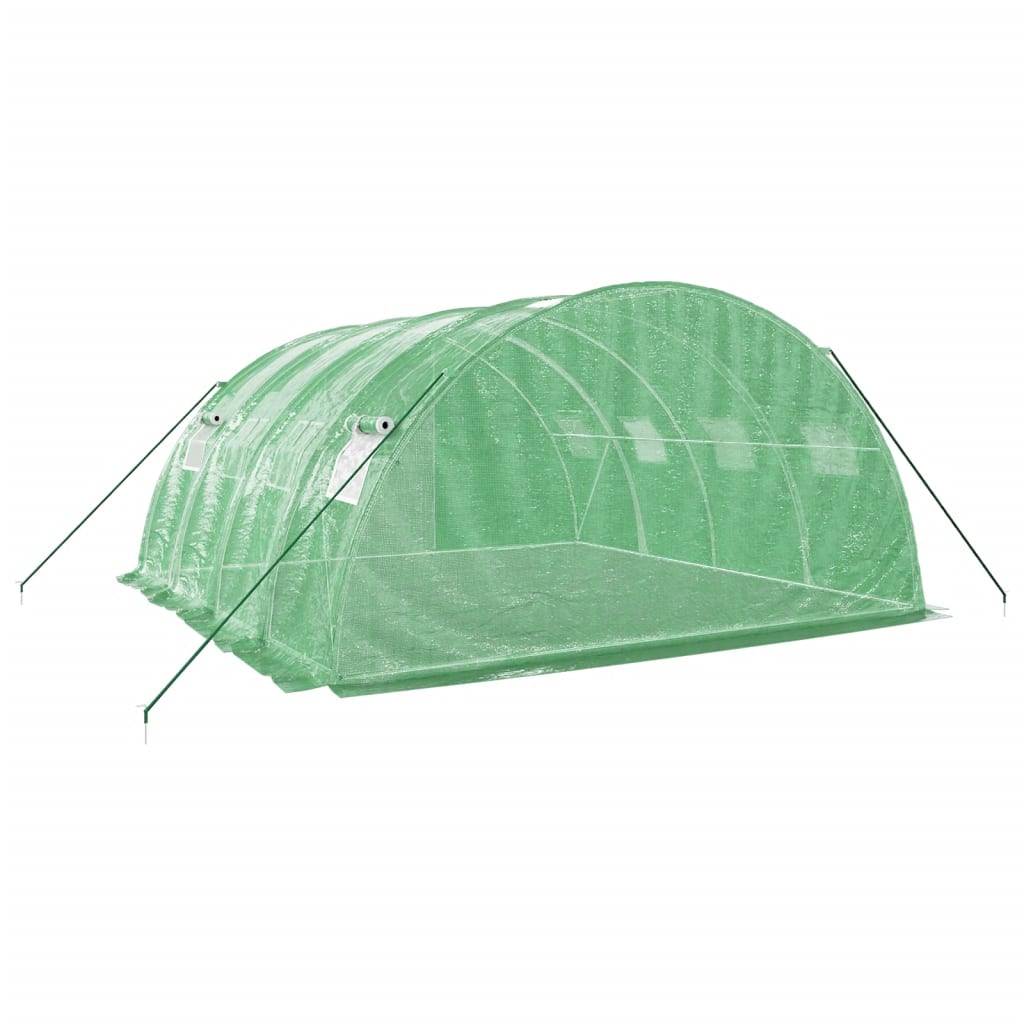 Serra con Telaio in Acciaio Verde 16 m² 4x4x2 m - homemem39
