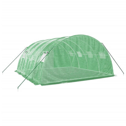 Serra con Telaio in Acciaio Verde 16 m² 4x4x2 m - homemem39