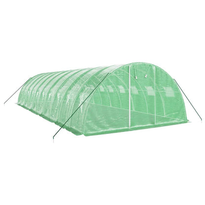 Serra con Telaio in Acciaio Verde 40 m² 10x4x2 m - homemem39