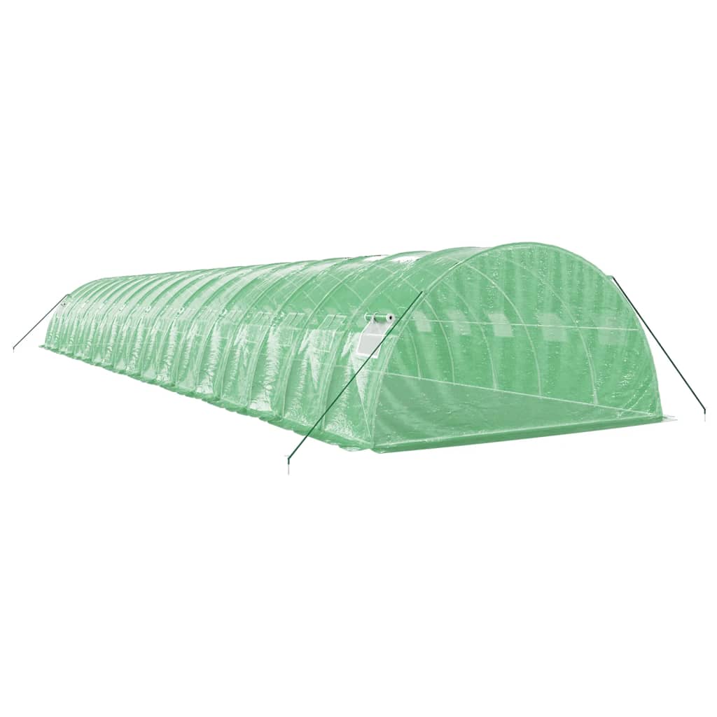 Serra con Telaio in Acciaio Verde 72 m² 18x4x2 m | homemem39