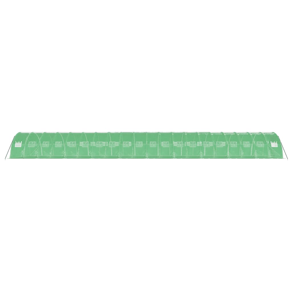 Serra con Telaio in Acciaio Verde 80 m² 20x4x2 m | homemem39