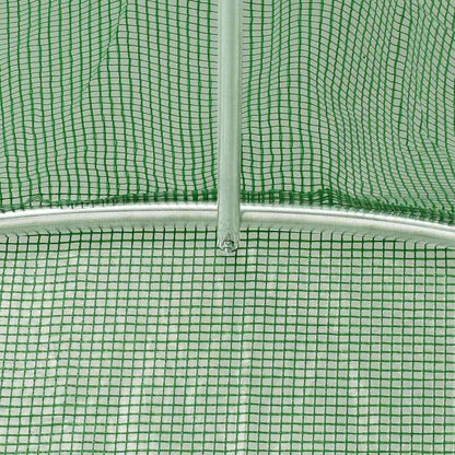 Serra con Telaio in Acciaio Verde 88 m² 22x4x2 m | homemem39
