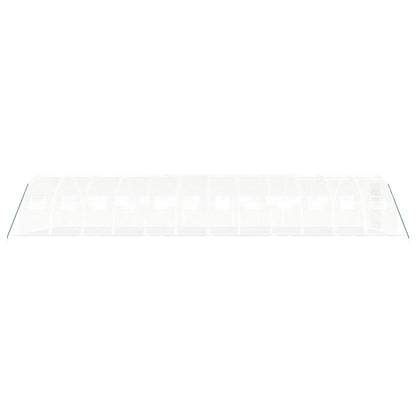 Serra con Telaio in Acciaio Bianco 48 m² 12x4x2 m