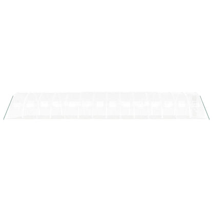 Serra con Telaio in Acciaio Bianco 56 m² 14x4x2 m | homemem39