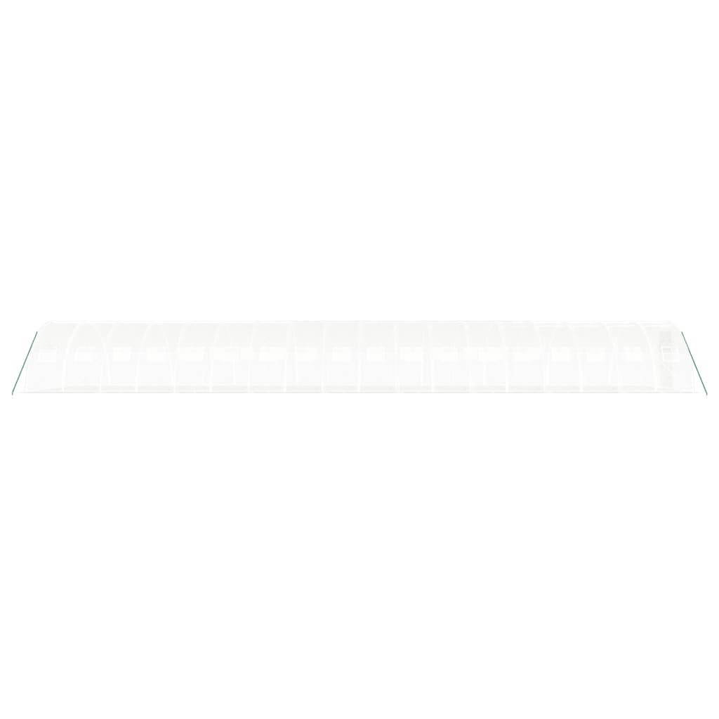 Serra con Telaio in Acciaio Bianco 72 m² 18x4x2 m | homemem39