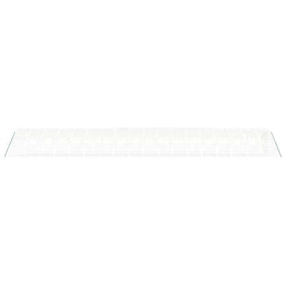 Serra con Telaio in Acciaio Bianco 72 m² 18x4x2 m | homemem39