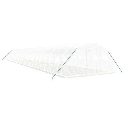 Serra con Telaio in Acciaio Bianco 88 m² 22x4x2 m | homemem39