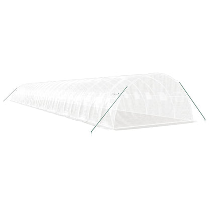 Serra con Telaio in Acciaio Bianco 88 m² 22x4x2 m | homemem39