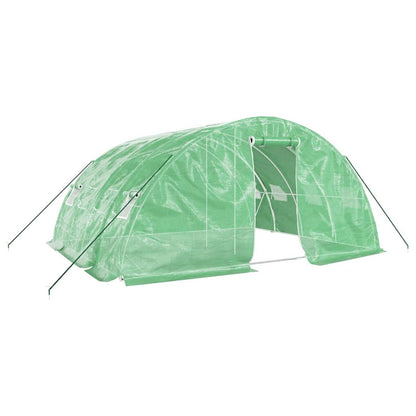 Serra con Telaio in Acciaio Verde 20 m² 5x4x2,3 m - homemem39