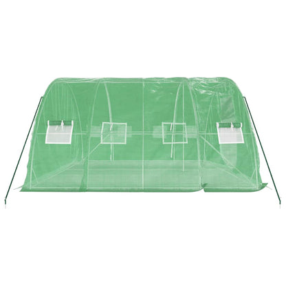 Serra con Telaio in Acciaio Verde 20 m² 5x4x2,3 m - homemem39