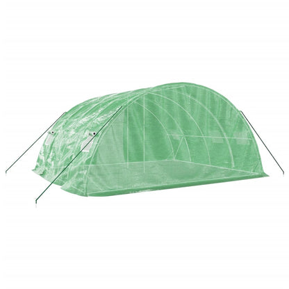 Serra con Telaio in Acciaio Verde 20 m² 5x4x2,3 m - homemem39