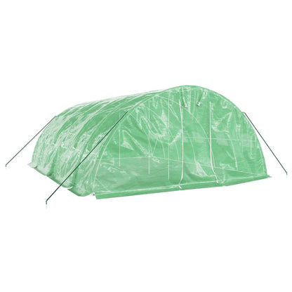 Serra con Telaio in Acciaio Verde 30 m² 6x5x2,3 m - homemem39