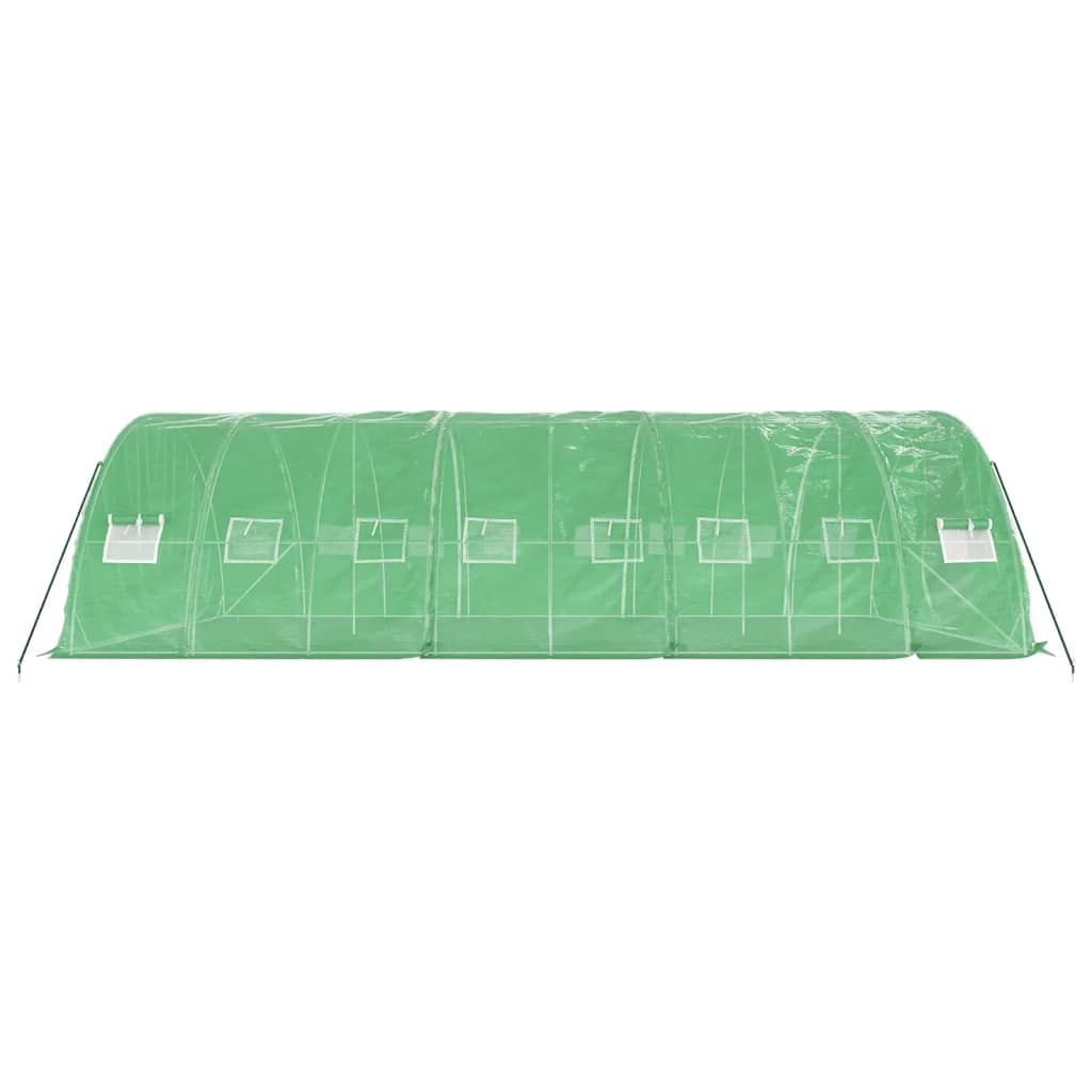 Serra con Telaio in Acciaio Verde 40 m² 8x5x2,3 m - homemem39