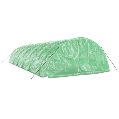 Serra con Telaio in Acciaio Verde 60 m² 12x5x2,3 m - homemem39