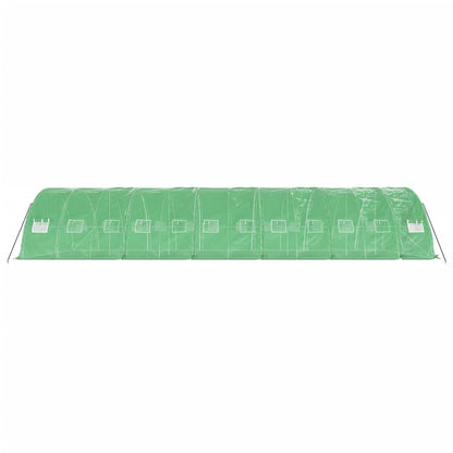 Serra con Telaio in Acciaio Verde 60 m² 12x5x2,3 m - homemem39