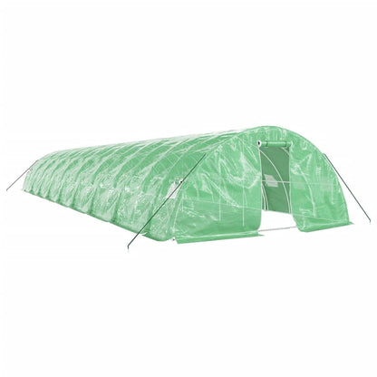 Serra con Telaio in Acciaio Verde 90 m² 18x5x2,3 m - homemem39