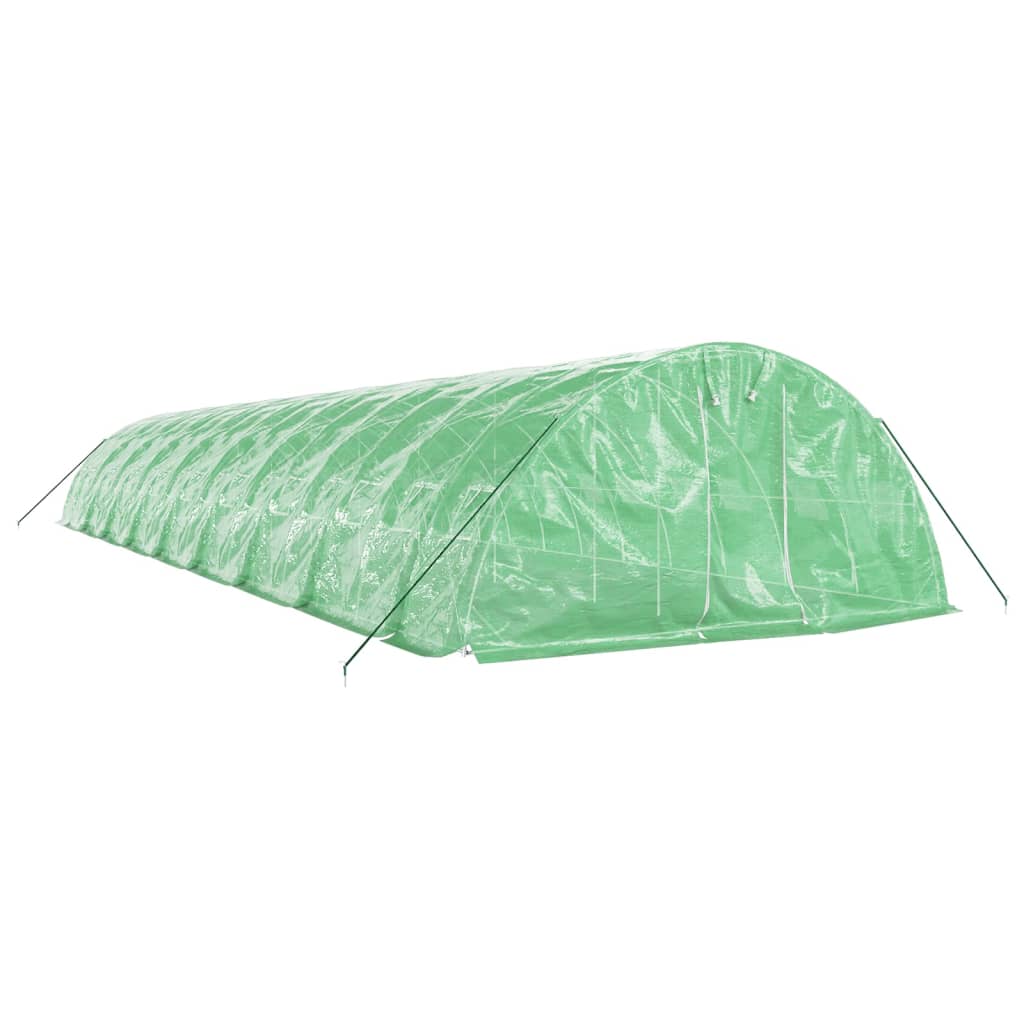 Serra con Telaio in Acciaio Verde 90 m² 18x5x2,3 m - homemem39