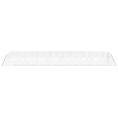 Serra con Telaio in Acciaio Bianco 80 m² 16x5x2,3 m | homemem39