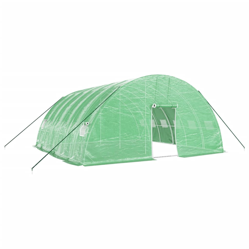 Serra con Telaio in Acciaio Verde 36 m² 6x6x2,85 m | homemem39