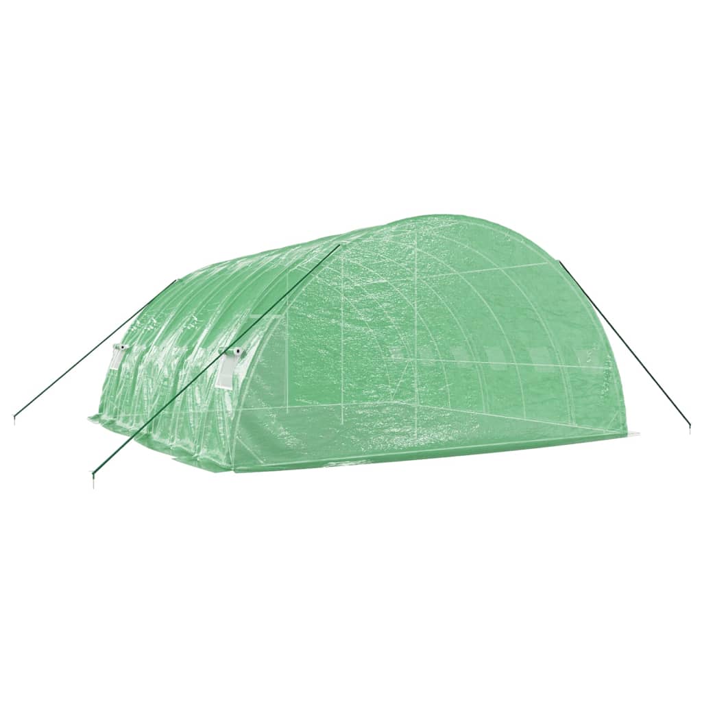 Serra con Telaio in Acciaio Verde 36 m² 6x6x2,85 m | homemem39