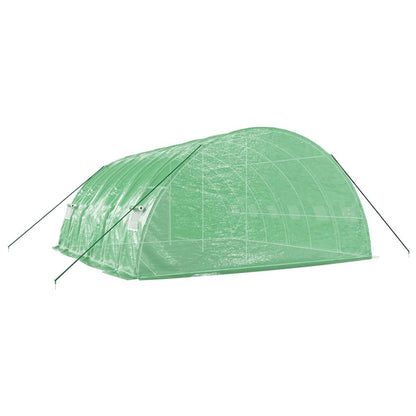 Serra con Telaio in Acciaio Verde 36 m² 6x6x2,85 m | homemem39