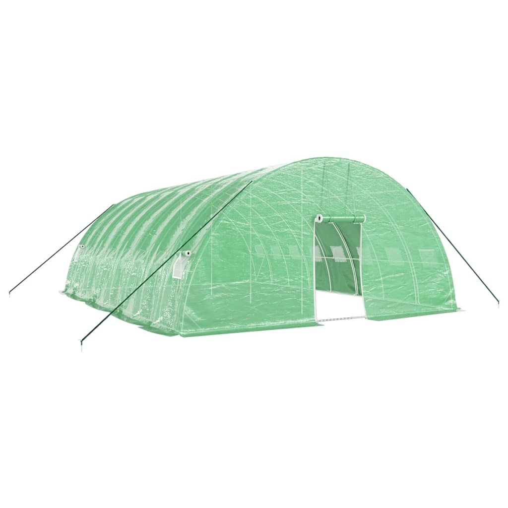 Serra con Telaio in Acciaio Verde 48 m² 8x6x2,85 m | homemem39