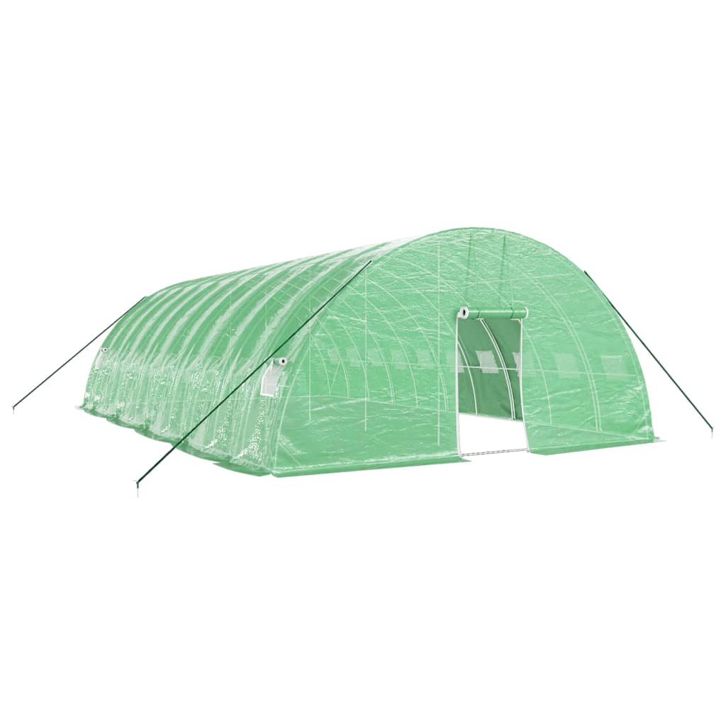 Serra con Telaio in Acciaio Verde 60 m² 10x6x2,85 m | homemem39
