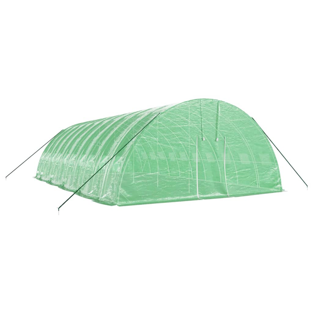 Serra con Telaio in Acciaio Verde 60 m² 10x6x2,85 m | homemem39