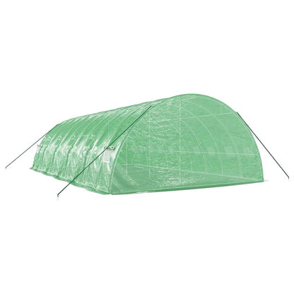 Serra con Telaio in Acciaio Verde 60 m² 10x6x2,85 m | homemem39
