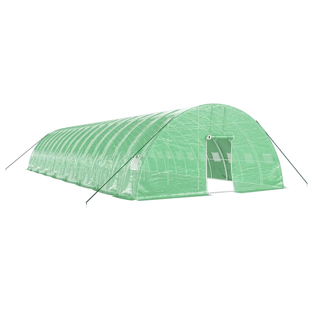 Serra con Telaio in Acciaio Verde 96 m² 16x6x2,85 m - homemem39