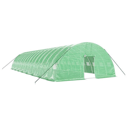 Serra con Telaio in Acciaio Verde 96 m² 16x6x2,85 m - homemem39