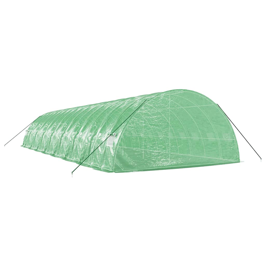 Serra con Telaio in Acciaio Verde 96 m² 16x6x2,85 m | homemem39