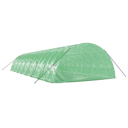 Serra con Telaio in Acciaio Verde 96 m² 16x6x2,85 m | homemem39