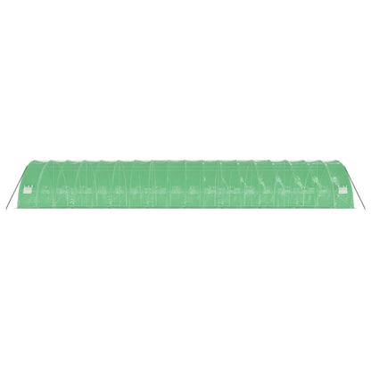 Serra con Telaio in Acciaio Verde 108 m² 18x6x2,85 m