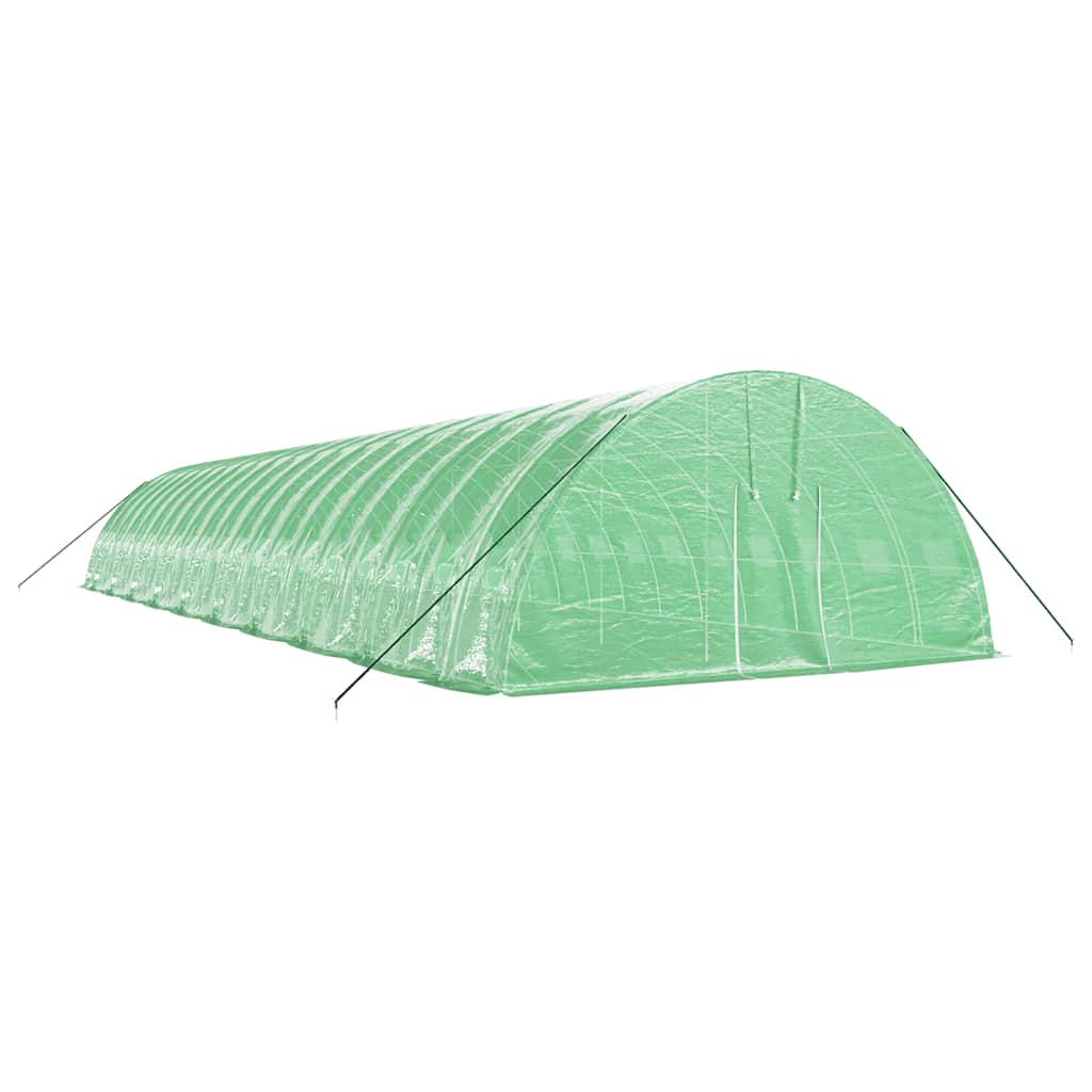 Serra con Telaio in Acciaio Verde 120 m² 20x6x2,85 m | homemem39