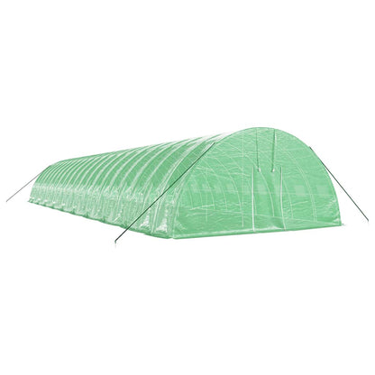 Serra con Telaio in Acciaio Verde 120 m² 20x6x2,85 m | homemem39