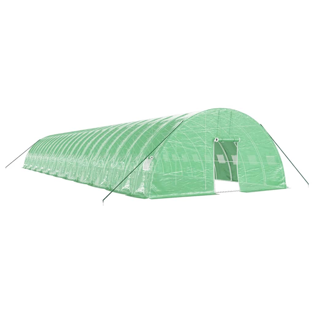 Serra con Telaio in Acciaio Verde 132 m² 22x6x2,85 m