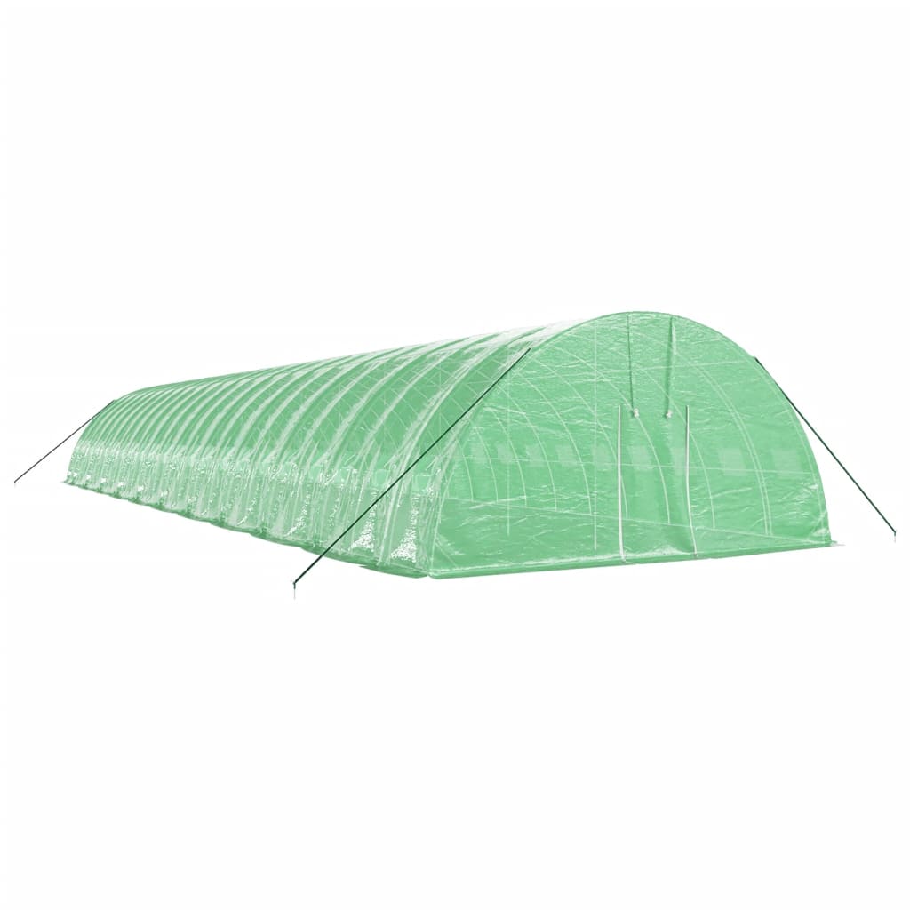 Serra con Telaio in Acciaio Verde 132 m² 22x6x2,85 m | homemem39