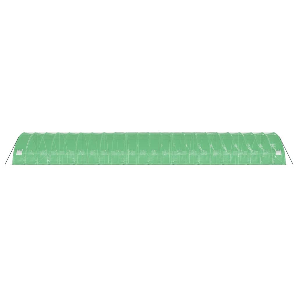 Serra con Telaio in Acciaio Verde 132 m² 22x6x2,85 m | homemem39