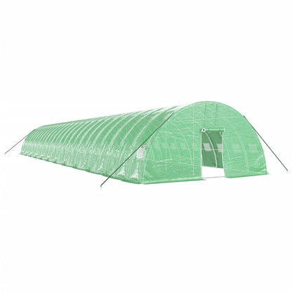 Serra con Telaio in Acciaio Verde 144 m² 24x6x2,85 m | homemem39