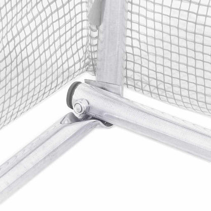 Serra con Telaio in Acciaio Bianco 36 m² 6x6x2,85 m | homemem39