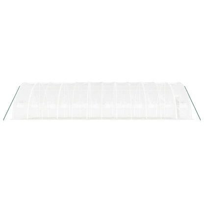 Serra con Telaio in Acciaio Bianco 72 m² 12x6x2,85 m - homemem39