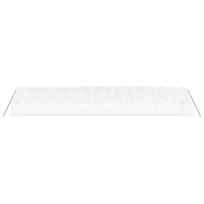 Serra con Telaio in Acciaio Bianco 96 m² 16x6x2,85 m - homemem39