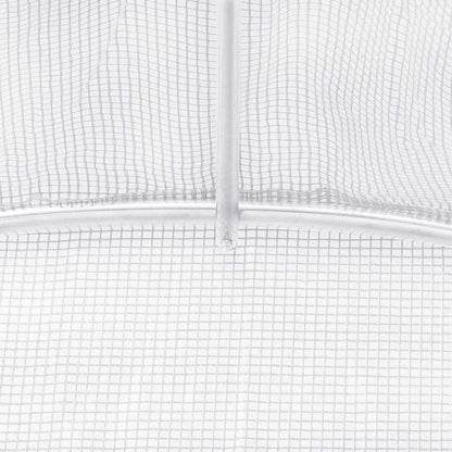 Serra con Telaio in Acciaio Bianco 96 m² 16x6x2,85 m | homemem39